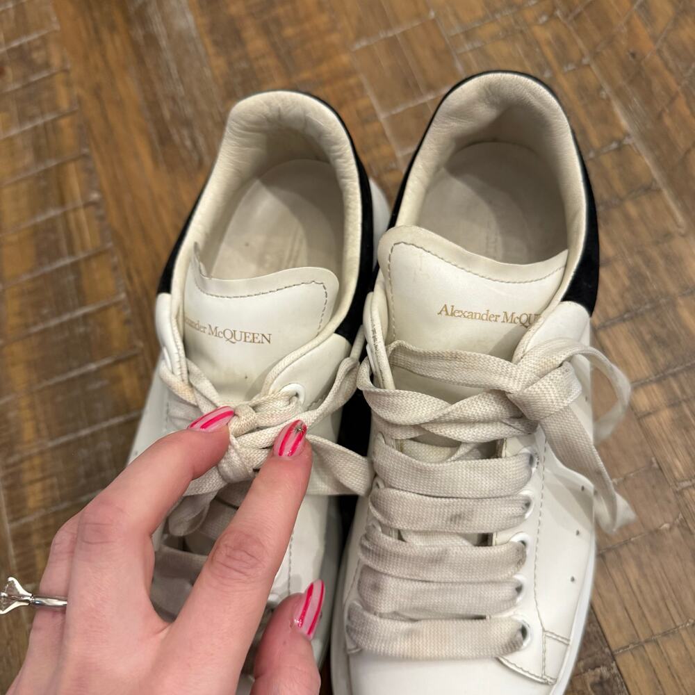 Alexander mcqueen women oversized leather sneaker - Picture 8 of 12